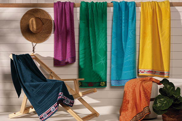 Cores de verão toalha de praia beach
